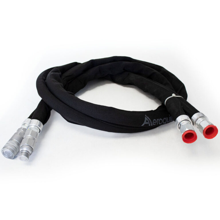 Hydraulic Hose Kit with 1-2 Flat Face Couplers
